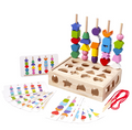 Brinquedo Educativo de Encaixe para Percepção Infantil